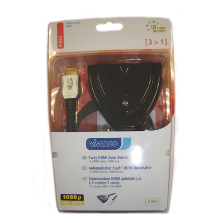 SELECTOR AUTOMATICO HDMI,1.3, 3X1